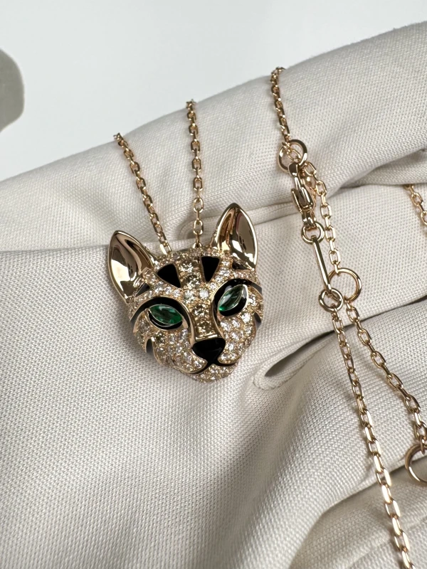 Boucheron Fuzzy, the Leopard Cat pendant JPN00641 5